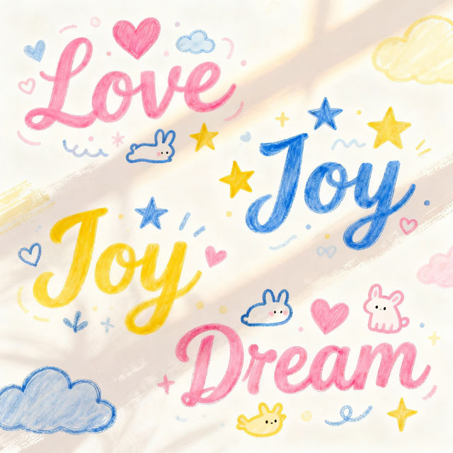 Easy Super Cute Drawings of Words gallery