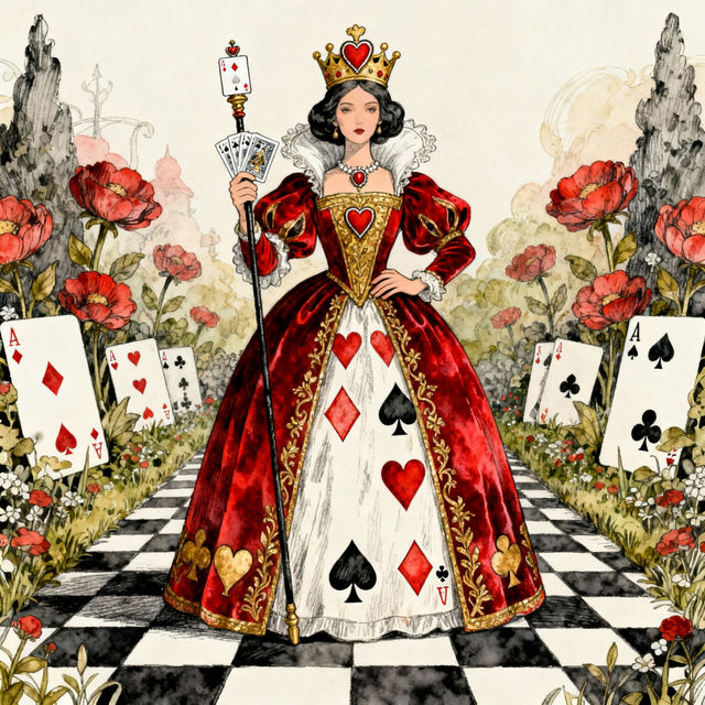 Queen of Hearts Drawings gallery