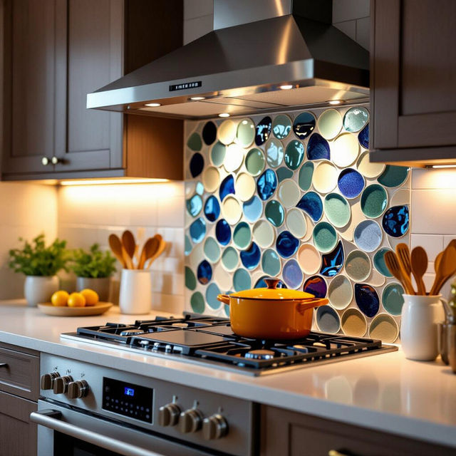 Backsplash Wallpaper - AI Generated gallery