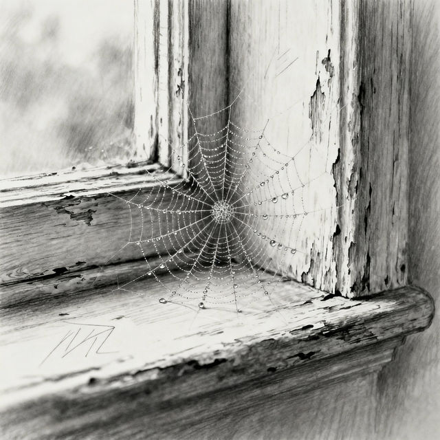Corner Spider Web Drawings gallery
