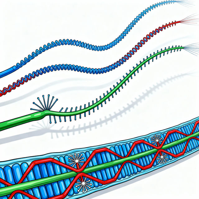 Flagella Drawings - AI Generated Art gallery