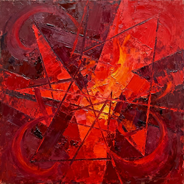 Red Drawings - AI Generated Art gallery