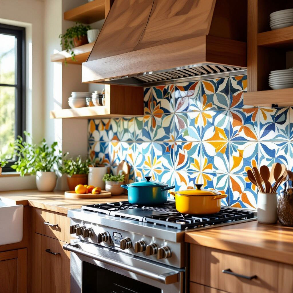AI Kitchen Backsplash Wallpaper - Design Ideas