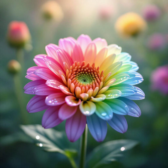 Rainbow Flower Wallpaper gallery