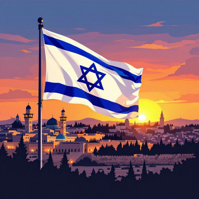 Israel Flag Images - Made With AI gallery