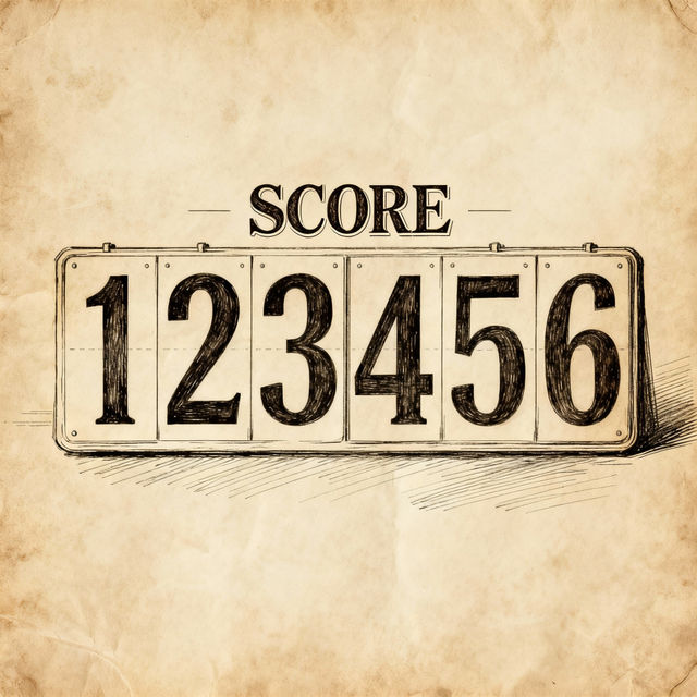 Scoreboard Drawings - Made With AI gallery