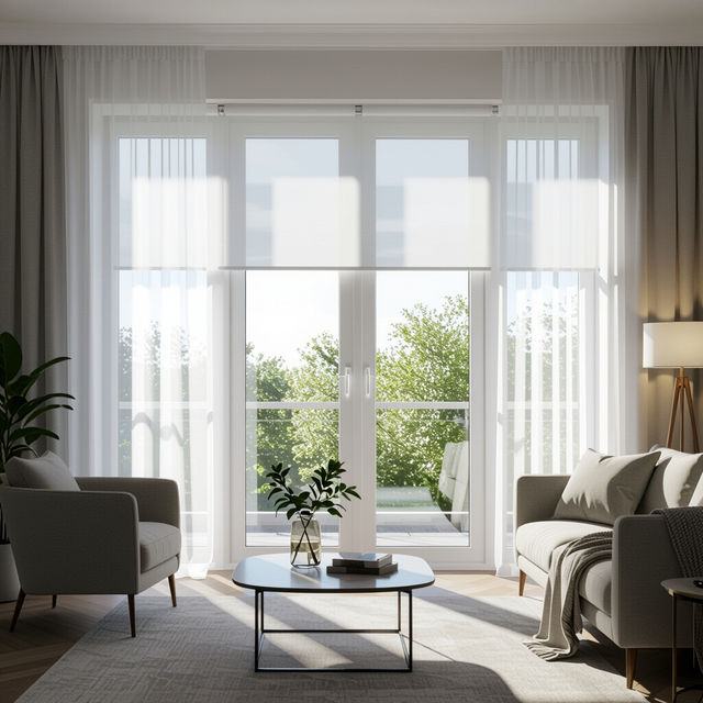 Curtains and Blinds Together Pictures gallery