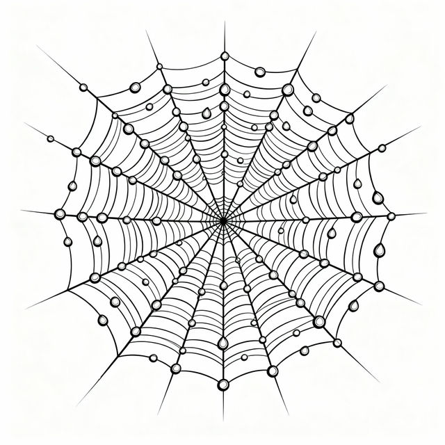 Spider Web Easy Drawing gallery