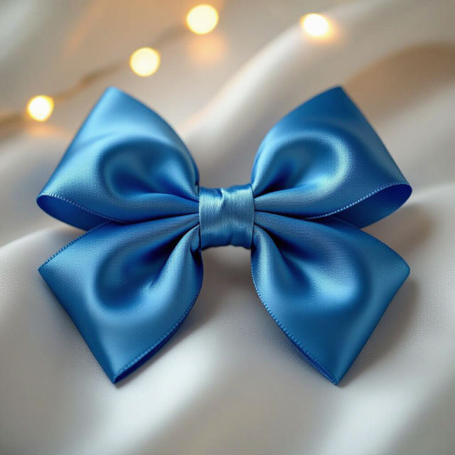Stunning Blue Bow Wallpapers Generated by AI gallery