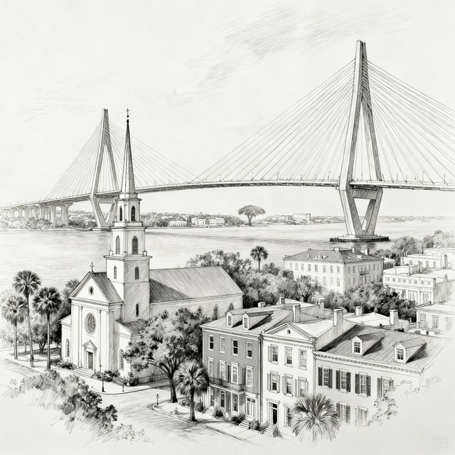 South Carolina Drawings - Made With AI gallery