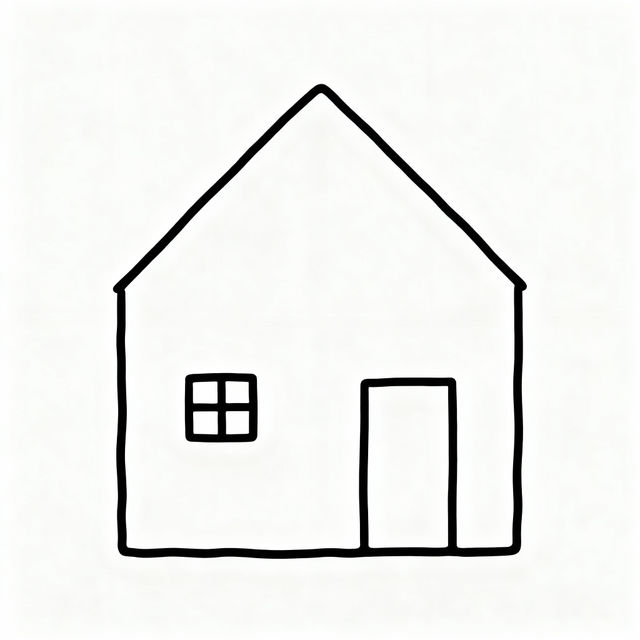 House Simple Drawing Gallery gallery