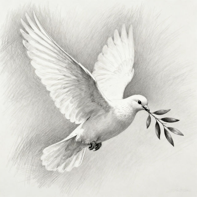 Dove Drawings - AI Generated Art gallery