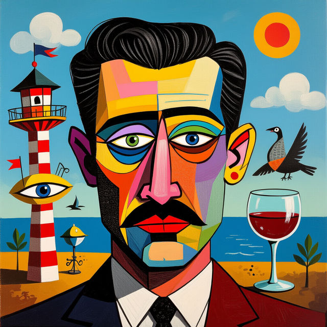 Martin Mull Art - AI Generated gallery