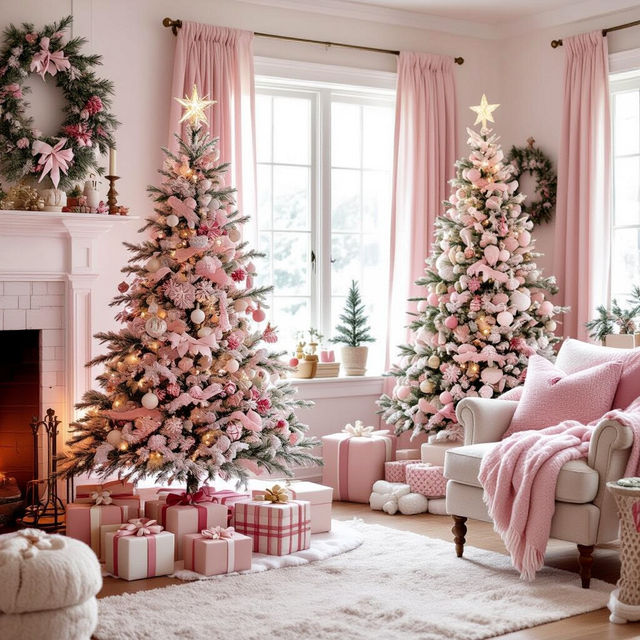 Preppy Pink Christmas Wallpapers gallery