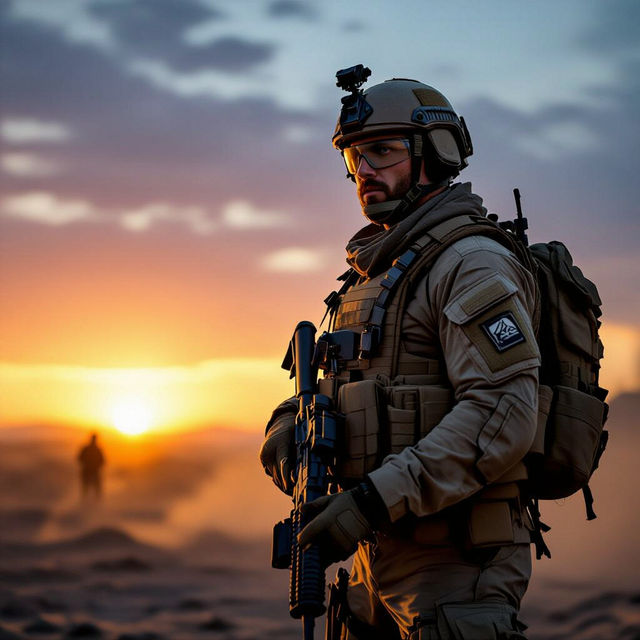 AI-Generated Military Images gallery