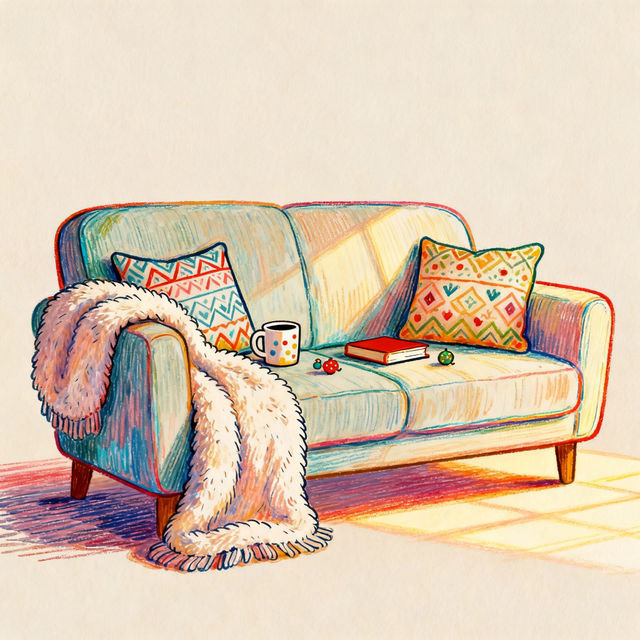 Drawings Of A Couch - Made With AI gallery