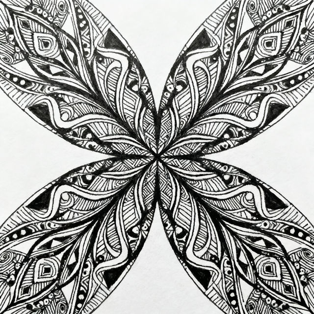 Zentangle Drawings - Easy AI Creations gallery