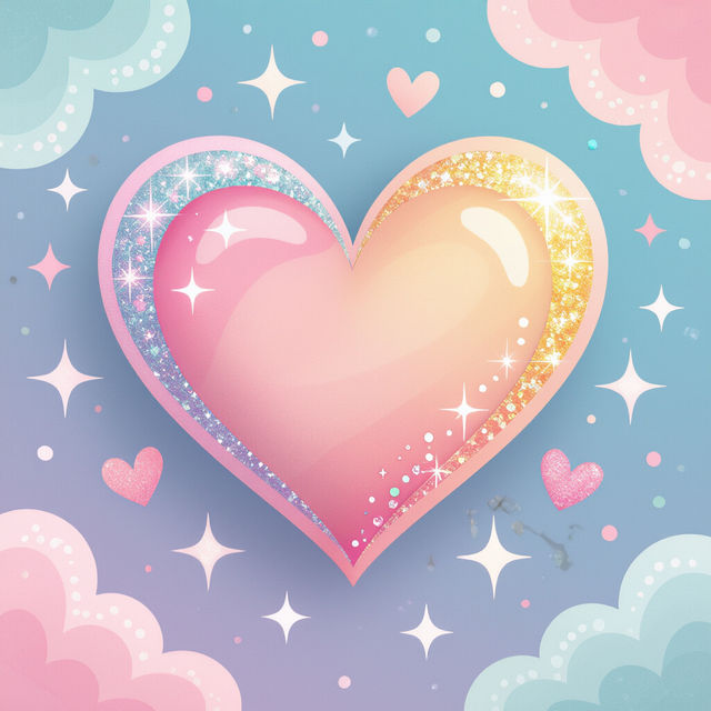 Cute Aesthetic Heart Wallpaper gallery