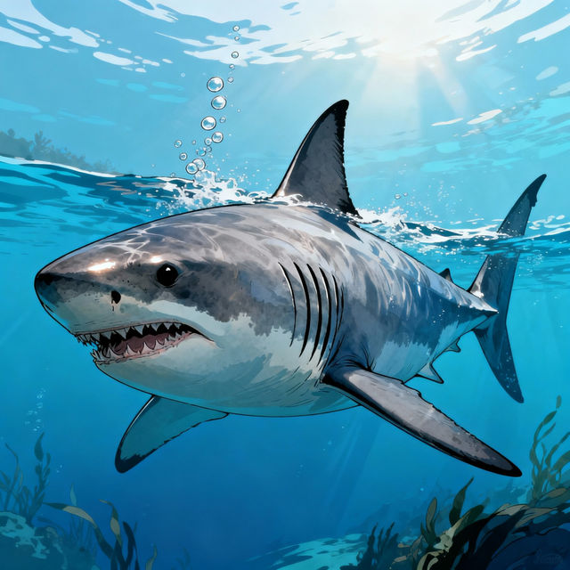 Drawings Of Sharks gallery