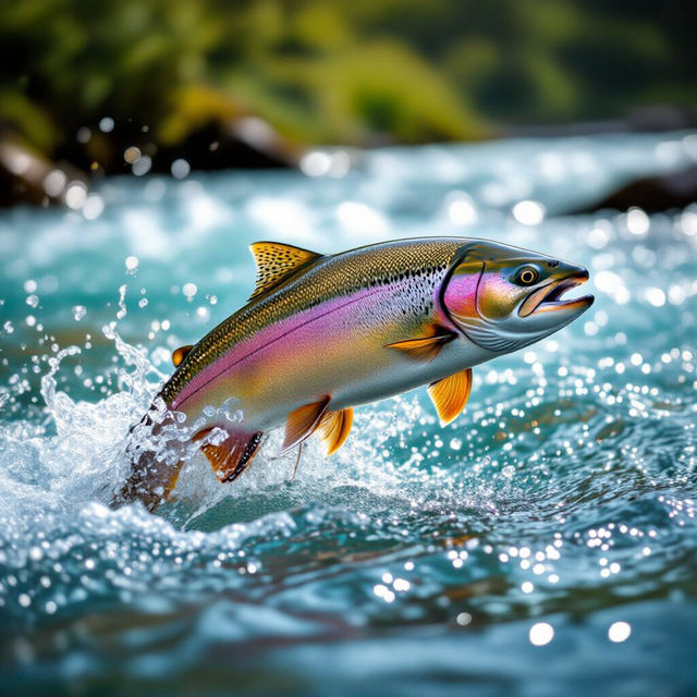 Salmon Images - AI Generated gallery