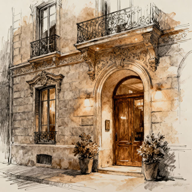 Hotel Drawings - Made With AI gallery