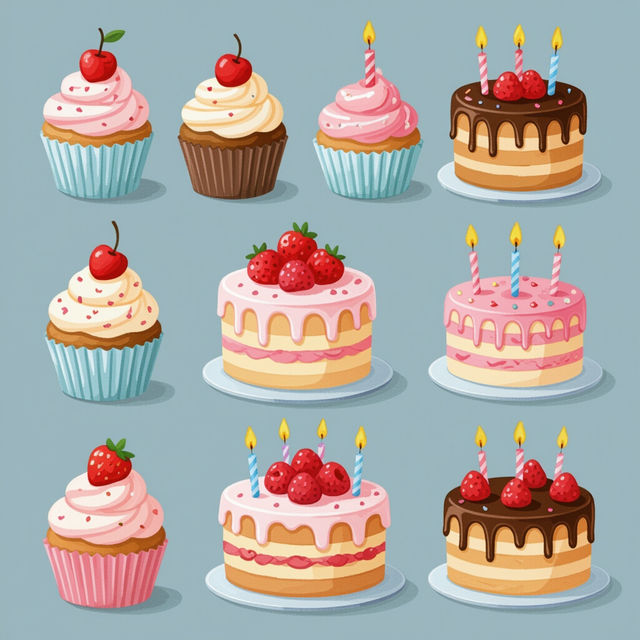Easy Cake Drawings - Made With AI gallery