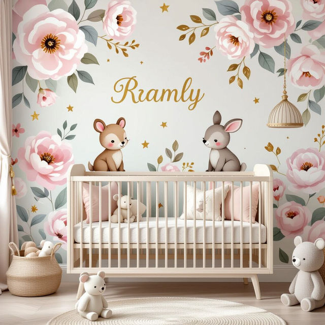 Floral Nursery Wallpaper gallery