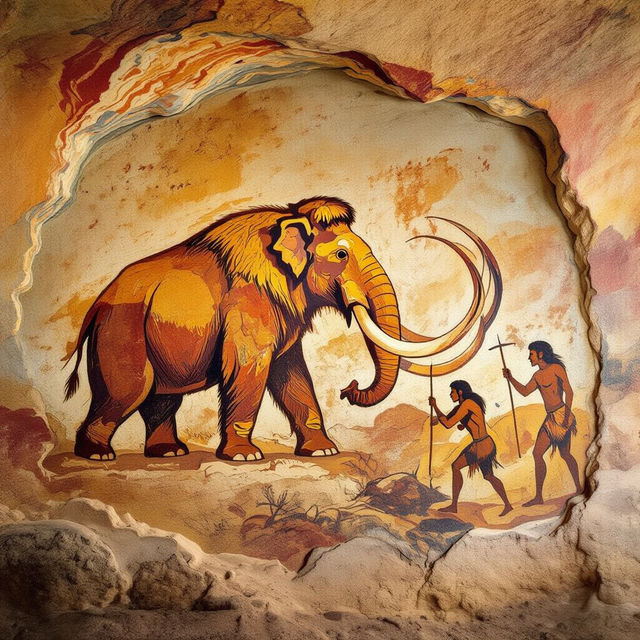 Explore and Create Prehistoric Art with AI gallery