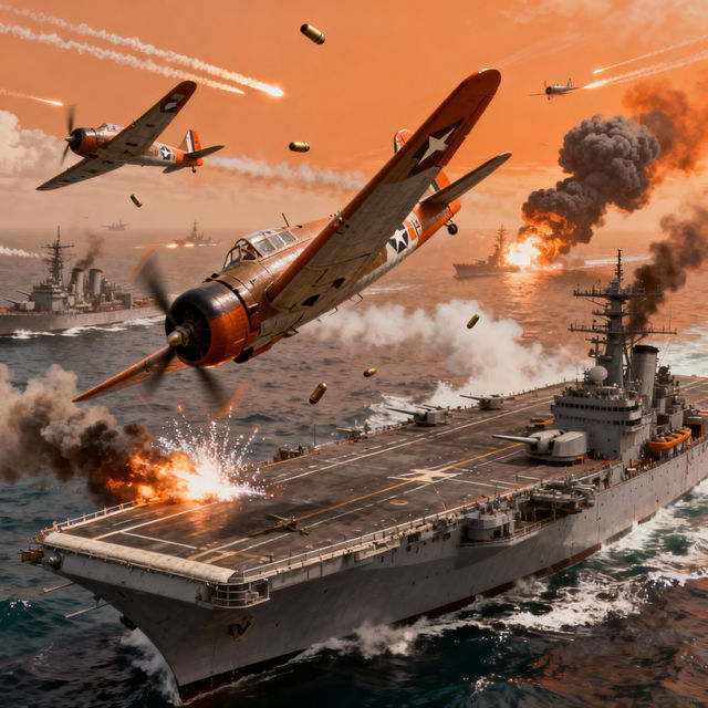 Battle of Midway Drawings gallery