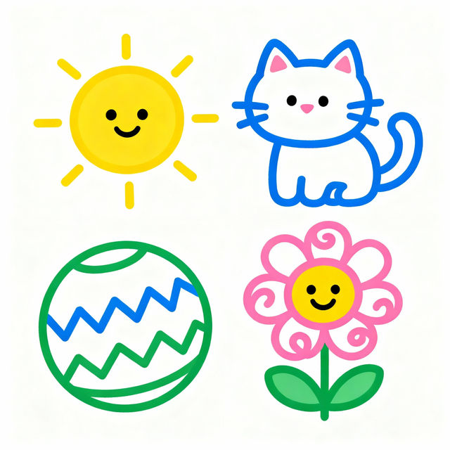 Simple Drawing Ideas For Kids gallery