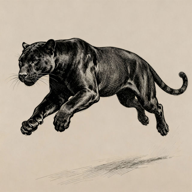 Panther Drawings gallery