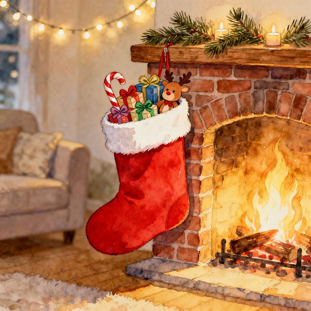 Christmas Stocking Drawings gallery