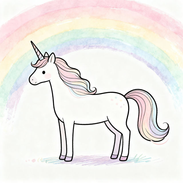 Easy Unicorn Drawing Ideas gallery