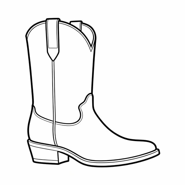 Boot Drawing Easy - Made With AI gallery