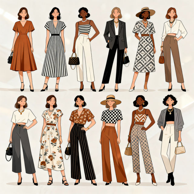 Female Outfit Drawings gallery