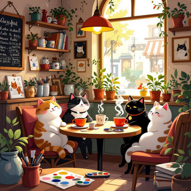 Fat Cat Art Cafe gallery