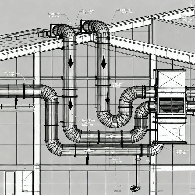 HVAC Duct Layout Drawings - AI Generated gallery