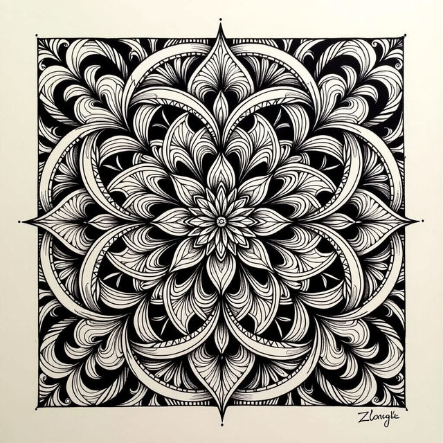 Beautiful Zentangle Art gallery