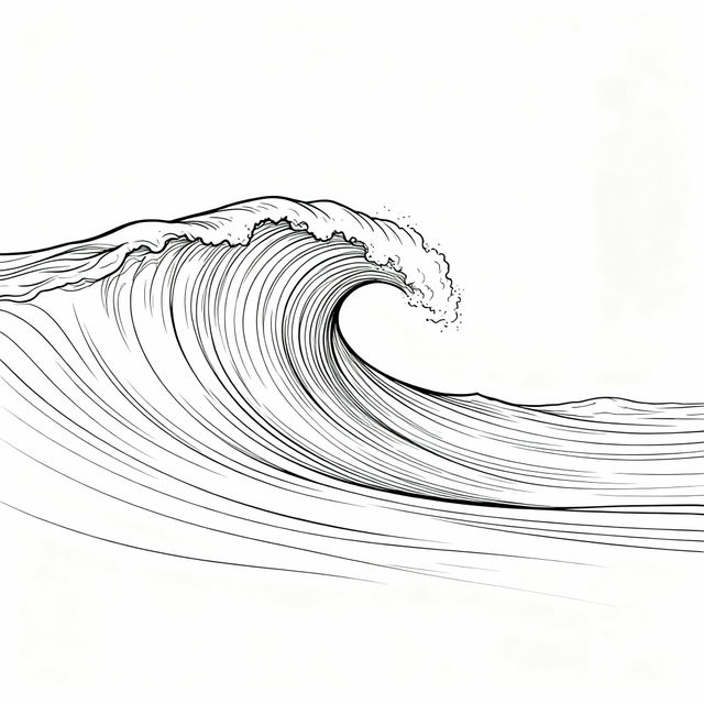 Easy Wave Drawing gallery