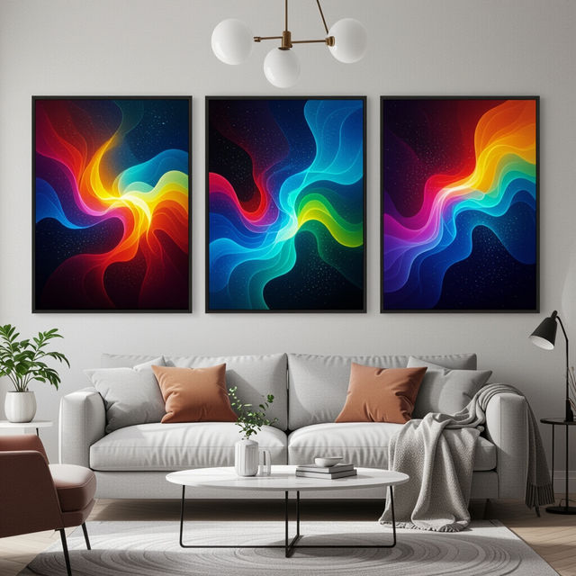 Set of 3 Wall Art - AI Generated gallery