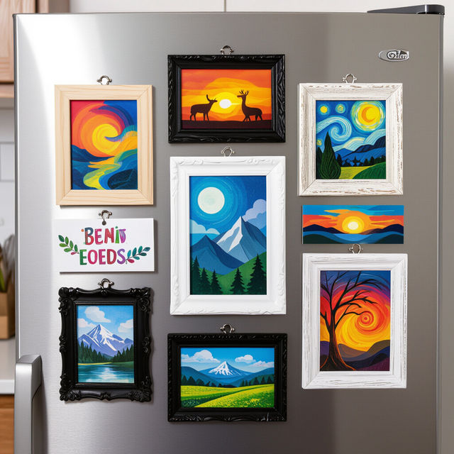 Magnet Picture Frames - AI Generated gallery
