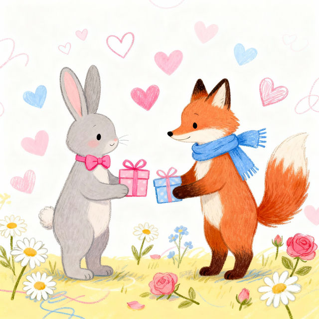 Creative Valentine's Day Drawings - Made With AI gallery