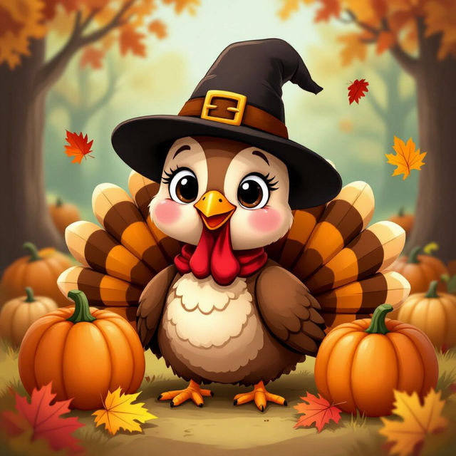 Create Cute Thanksgiving Wallpaper With AI gallery