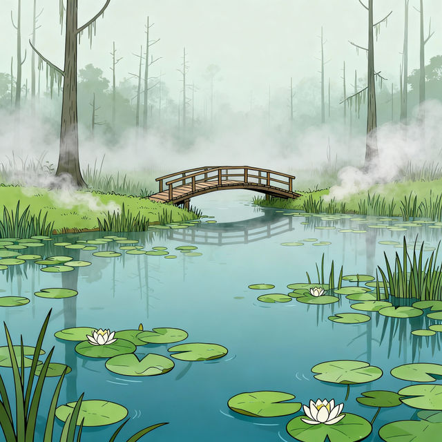 Easy Swamp Drawings gallery