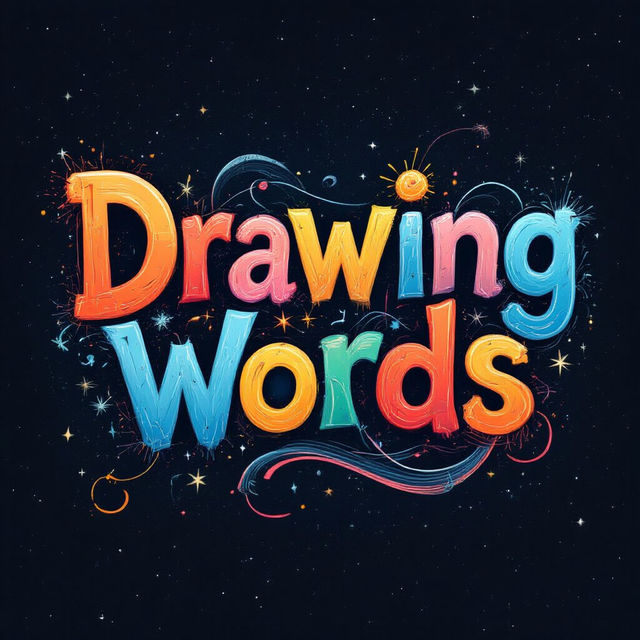 Drawing Words - AI Art gallery