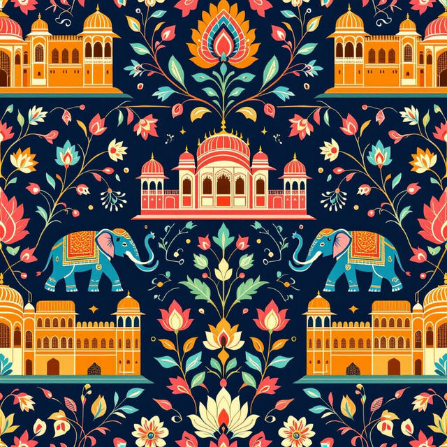 Jaipur Wallpaper - AI Generated gallery