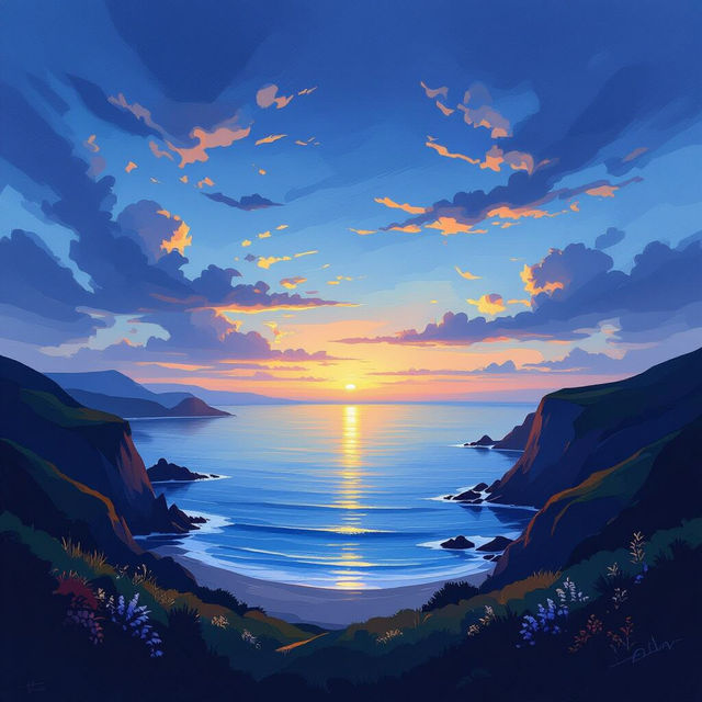 Blue Art - Made With AI gallery