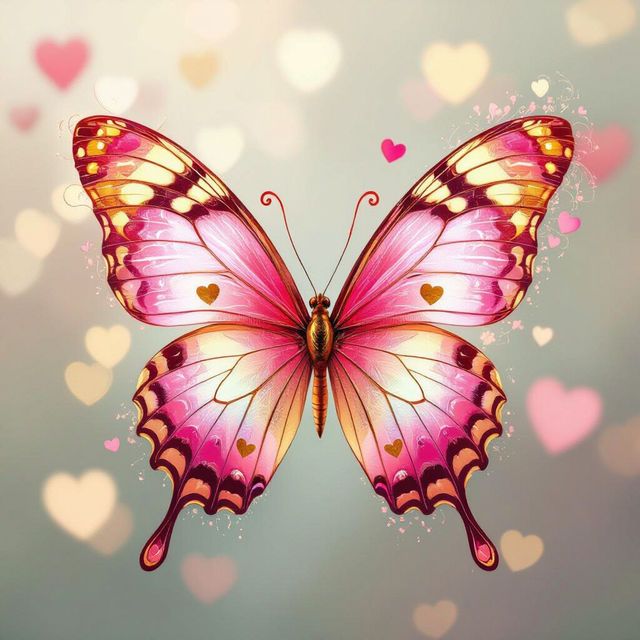 Love Butterfly Wallpaper HD gallery