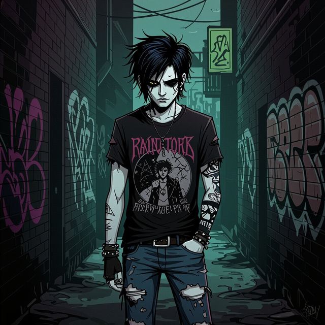 Emo Art Style - Made With AI gallery