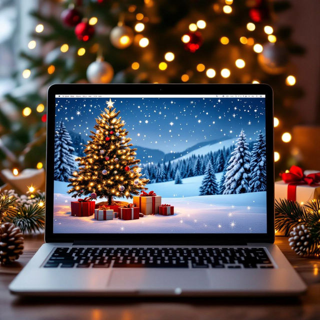Laptop Christmas Wallpapers gallery